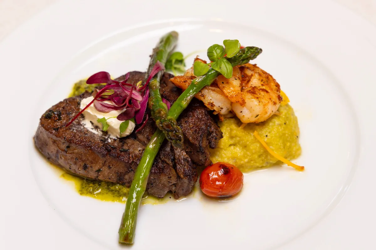 A dish from the Reception ' Dinner Menus menu