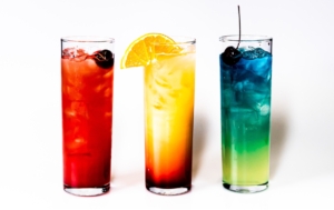 A rainbow of cocktails from GTexas