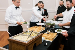 A carefully curated menu is sure to impress at catered events