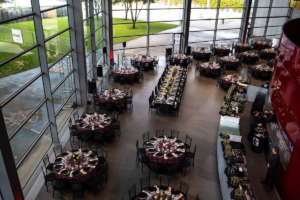 ATT Performing Arts Center venue set for a corporate holiday party